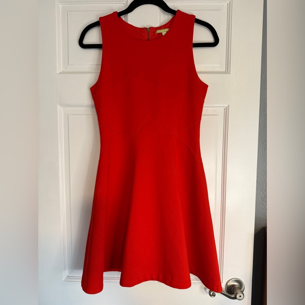 Gianni Bini Red Sleeveless Fit & Flare Mini Dress